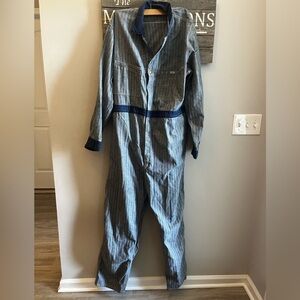 Vintage Lee Union-Alls Coverall Denim Size 46 Long Cotton 6’-6.3” Made in USA